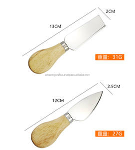 Set de 4 couteaux à fromage-Couteau à fromage, fourchette à fromage, trancheuse à fromage, couteau à beurre-Mini couteau à fromage en acier inoxydable de qualité supérieure - Product Image 5