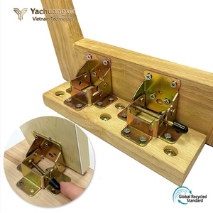 Zinc Plated Iron Hinge 7.5cm Square Door <b>Latch</b> for Home Installation - Product Image 2