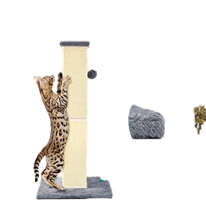 Kangdarpet tiang penggaruk kucing pasang dinding untuk anak kucing dewasa, bantalan garuk kucing Sisal, penggaruk untuk kesehatan kucing - Product Image 6