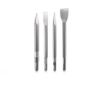 Martillo y cincel, broca de corte, punzón de cabeza de cuchara, punzón de perforación, cincel plano, mango cuadrado, mango redondo, mango hexagonal - Product Image 1
