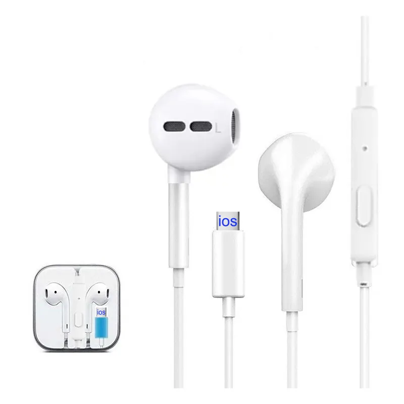 original IC headset for lightning for iphone 13 12 Work directly Original chip 8pin wired earbuds stereo earphone with box