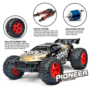 Voiture RC 4x4 haute vitesse SJY-BG1518, télécommande 4 canaux, charge par câble USB, course sans fil, modèle à l'échelle 1:12 - Product Image 4