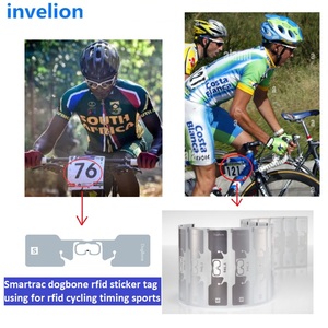 <span class=keywords><strong>Chip</strong></span> Định Thời Chạy Đua Cho Kết Quả Cuộc Đua Nhãn Dán Thẻ Thông Minh UHF RFID Dogbone <span class=keywords><strong>Chip</strong></span> Impinj Monza R6P U8 Cho Hệ Thống Định Thời <span class=keywords><strong>Marathon</strong></span> - Product Image 3