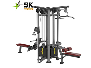 Máquina de entrenamiento de fuerza SK Multi Station Gym 4 Stack con cable cruzado, entrenador funcional, equipo de fitness comercial - Product Image 1
