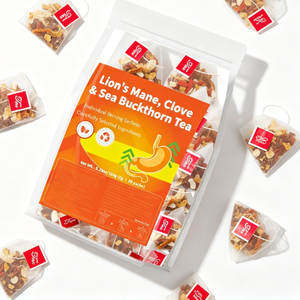 Thé Lion's Mane, Clou de girofle et Argousier, Infusion à froid aux champignons Monkey Head, contribue à maintenir une fonction digestive normale - Product Image 3