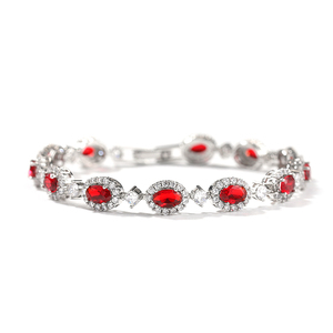 UWIN 5A CZ a grappolo forma ovale <span class=keywords><strong>Starlet</strong></span> Link braccialetto splendida signora sposa gioielli da sposa per le donne - Product Image 5