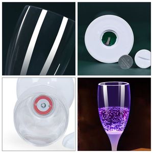 Coupe à champagne personnalisée de luxe avec éclairage LED créatif pour réception de mariage - Product Image 4