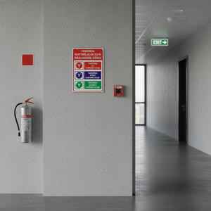 Panneau d'urgence incendie sécurisé au design minimaliste - Product Image 3