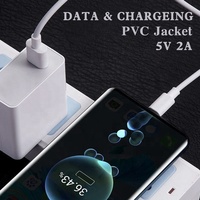 Cantell - Cable de Datos USB Tipo C de Carga Rápida de 1 m, 2 m, 3 m, con Blindaje Trenzado de Material TPE para Teléfonos Móviles, Computadoras y Cámaras