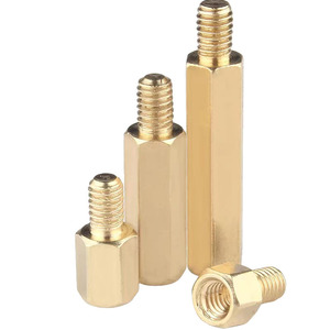 Brass M3 Hexagonal PCB Standoff Screw Pillars Male Female Threaded Spacers For Motherboard Isolation Support - Product Image 2