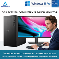 Computadora de Escritorio Dell ECT1250 Nueva, con Procesador I7-12700, 8GB/16GB de RAM DDR5, SSD+HDD NVMe y Monitor de 21.5 Pulgadas, Ideal para Oficina y Negocios