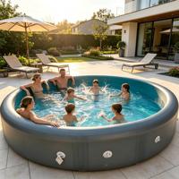 HEISSER TIPP: Günstiger, individuell anpassbarer Outdoor-Pool aus Drop-Stitch-PVC – Aufblasbare Eisbadewanne für Kaltwassertherapie und oberirdische Spa-Anwendungen