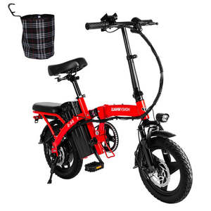 Scooter motorisé Honey Whale EB-HWS6SRED S6-S, moteur 350W, batterie 48V10.4AH, autonomie 40KM, freins à disque, couleur rouge, vélo électrique Honey Whale - Product Image 5