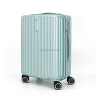 Valise intelligente légère et durable en ABS+PC, 20 pouces, 4 roues, élégante, avec logo personnalisé, valise à roulettes