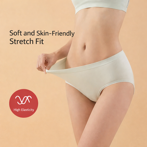 Culottes pour <span class=keywords><strong>femmes</strong></span> en graphène antibactérien sans couture et hautement extensibles, avec confort sans ammoniaque et design minimaliste - Product Image 2