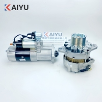 Motor Starter Asli 60215333 M9T20471 M9T20481 Untuk Mesin Mitsubishi D06FRC Excavator SANY SY245 Rig Pengeboran Rotary SR155