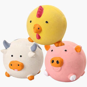 ของเล่นสุนัขสำหรับกัดลายการ์ตูนรูปสัตว์มีเสียงสำหรับให้เคี้ยว - Product Image 6