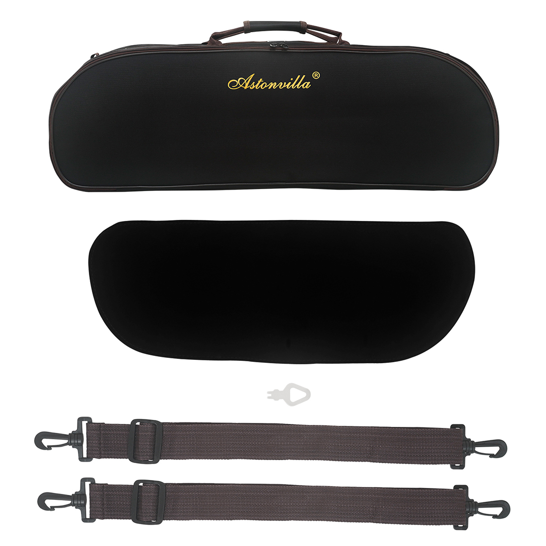 Astonvilla 4/4 Universal Violin Case - Canvas Backpack with