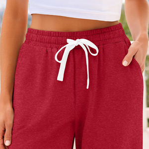 Lightweight <b>Polyester</b>/Cotton Material Full Length Women Drawstring Waist <b>Jogger</b> Best Selling Women Mid Waist Gym Fitness <b>Joggers</b> - Product Image 2