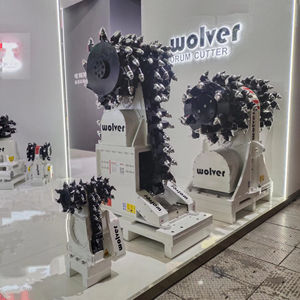 Cortador de tambor de cadena hidráulica Wolver, fresadora de excavadora, cortador de tambor de cadena de roca rotativa para excavación de zanjas - Product Image 1