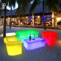 Tables d'éclairage de bar illuminées par LED modernes Mobilier d'intérieur et d'extérieur Maison Hôtel Centre commercial KTV Salles de fêtes Disponibles Plastique acrylique