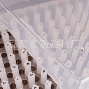 กล่องเก็บหลอดแช่แข็งแบบมีช่อง 100 ช่อง ยี่ห้อ Hongbolai สำหรับเก็บในตู้เย็น พร้อมช่องที่มีหมายเลข - Product Image 3