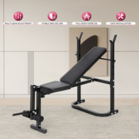 Banc d'haltérophilie portable en métal pliable pour équipement de fitness à domicile pour entraînement Crossfit équipement de sport à domicile