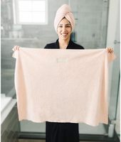 Serviettes de séchage pour cheveux en microfibre 100 x 60 cm, séchage rapide, super absorbantes, lavables en machine, longues, épaisses, bouclées