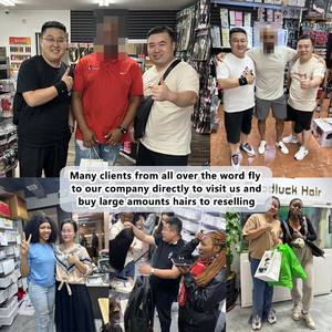 批发原装印度发束 15A 双拉伸未加工处女发 浅色深波浪发束 - Product Image 6