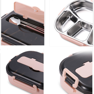 Lonchera Bento de Acero Inoxidable Reutilizable a Prueba de Fugas con Logotipo Personalizado, Contenedor de Alimentos para Preparación de Comidas OEM ODM, Empaque de Marca Privada - Product Image 6