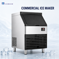 Machine à glaçons professionnelle haute performance 120 kg/jour, refroidissement par air ou eau, 110V 220V