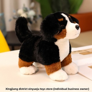 Juguete de Peluche para Perro Relleno de Algodón PP, Lindo Perro de Montaña Bernés y Husky, Muñeco de Peluche Confortable, Compañero de Juego para Dobermann, para Mayores de 14 Años - Product Image 5