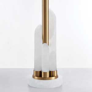 Lámpara de Mesa de Diseño Minimalista Posmoderno para Sala de Estar, Dormitorio, Mesita de Noche, Estudio, Hotel, Villa, Bar, con Decoración de Mármol - Product Image 4