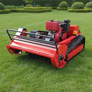 Cortadora de Césped Robótica con Motor Diésel de Gran Potencia, Ancho de Corte de 80 cm, 100 cm, 120 cm, Cortadora de Césped con Control <span class=keywords><strong>Remoto</strong></span>, Cortadora de Césped con Cuchillas Rotatorias - Product Image 5