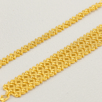 Nouveau design Z H – Bracelet chaîne et maillons plaqué or 24 carats, style hip-hop, tendance, unisexe, cadeau, en laiton et alliage de cuivre, service de moulage