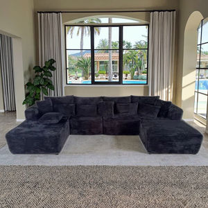 आधुनिक शुद्ध स्पंज संपीड़ित सोफे के लिए आधुनिक शुद्ध स्पंज संपीड़ित सोफा नरम और आरामदायक सेट - Product Image 1