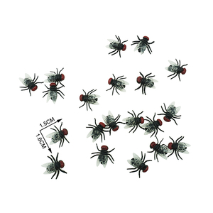 Jouets mouches factices réalistes pour farces du 1er avril, blagues, décorations d'Halloween, cadeaux fantaisie, jouet en PVC - Product Image 2