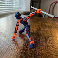 Robot de cambio de forma móvil multiarticulado 2,0 maniquí impreso en 3D maniquí 13 figuras de acción juguetes niños adultos juegos para padres e hijos