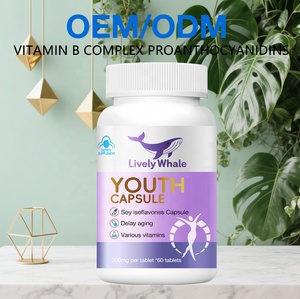 Sống động cá voi nguồn nhà máy tùy chỉnh <span class=keywords><strong>Vitamin</strong></span> E Softgels với VC cho làm trắng OEM ODM dịch vụ - Product Image 2