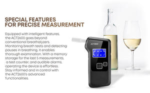 전문 음주 측정기 연료 전지 센서 알코올 테스터 혈액 알코올 함량 분석기 전기 화학 알코올 감지기 ACT - Product Image 3