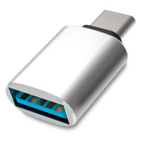 Adaptor USB tipe-c Mini OTG 3.0, adaptor USB tipe-c mendukung OTG, transmisi Data menghubungkan U Disk Plug and Play Handle Game