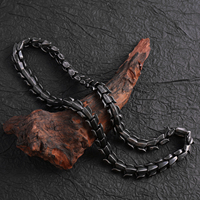 Collar de Serpiente del Mundo Nórdico en Acero Inoxidable 316L, Cadena de Serpiente de Mitología Nórdica, Joyería Gótica de Estilo Vikingo para Hombre