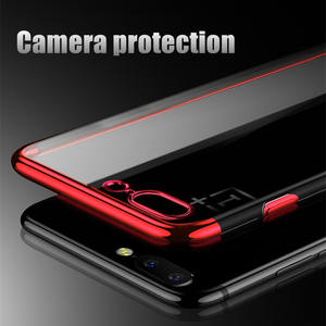 เคสสำหรับ <span class=keywords><strong>OnePlus</strong></span> <span class=keywords><strong>5T</strong></span> เคสโทรศัพท์แบบนิ่มหรูหราเคลือบ TPU สำหรับ One Plus <span class=keywords><strong>5T</strong></span> A5010 เคสใสบางเฉียบป้องกันสำหรับ <span class=keywords><strong>OnePlus</strong></span> 5 6 6T 7 - Product Image 5