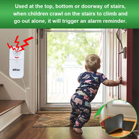 HOMESAFE Tapis de sécurité domestique imperméable de haute qualité avec capteur d'alarme et volume réglable, facile à installer, 10 m