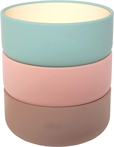Tazones de Silicona en Colores Pastel, Silicona de Grado Alimenticio y Libre de BPA, Perfectos para el Destete, Aptos para Lavavajillas y Microondas - Product Image 1