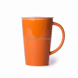 Custom Logo Porcelain Wholesale 400ML 13.5OZ <b>Tall</b> Ceramic <b>Mug</b> White Sublimation <b>Coffee</b> <b>Mug</b> with Handle - Product Image 2
