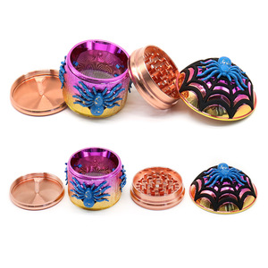 Broyeur à tabac en métal zinc de qualité supérieure, moderne et créatif, en forme de petite <span class=keywords><strong>araignée</strong></span>, pour fumer - Product Image 5