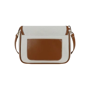 Customized Logo Button Closure Fashion Single-shoulder <b>Large</b>-capacity PU Leather Messenger <b>Bag</b> - Product Image 3