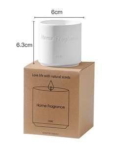 Luxury Home <strong>Candles</strong> for <strong>Winter</strong> Sleep Relaxation Meditation Spa Handmade White Jar Scented <strong>Candle</strong> Non Toxic Soy <strong>Candles</strong> - Product Image 3