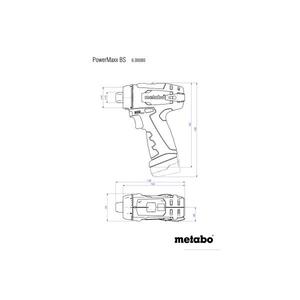METABO - 600984500 PowerMaxx BS Basic - 12V Taladro inalámbrico/destornillador en estuche (con 2 baterías de 2,0 Ah y cargador) - Product Image 3